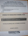 101a Fosgate Research Model Tate Ii Manual Pages
