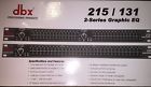 215 Dbx Graphic Equalizer Free Shipping