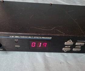 U263395 Alesis Midiverb 3 Multi-effects Processor Midi-verb Iii Three - No Ac Adapter