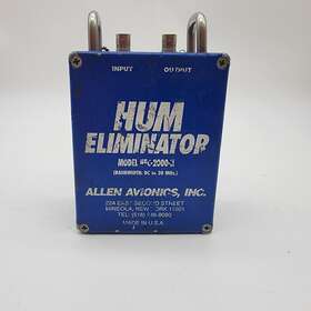 Hec-2000-h Allen Avionics Hum Eliminator Model Bandwidth Dc To 30mhz