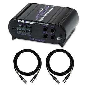 Cart088-mc2 Art Dual Z Direct With 2 Premium 15-foot Xlr Mogami Cables Bundle