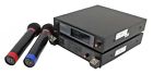 Atw-r14 Audio Technica System 2x Diversity Receiver Uhf Vhf Atw-r12 Microphones