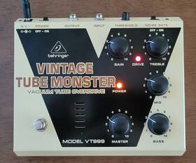 Vt999 Behringer Vintage Tube Monster / Overdrive Guitar Pedal