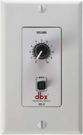 Dbx 696567864553 Zc-2 Wall-mounted Zone Controller White