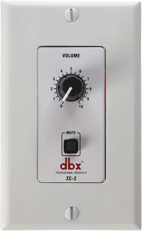 Dbx 744110217483 Zc-2 Wall-mounted Zone Controller White