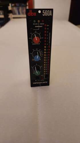 Bento2padbxbun Dbx 580 Mic Preamp And 560a Compressor/limiter 500 Series Bundle