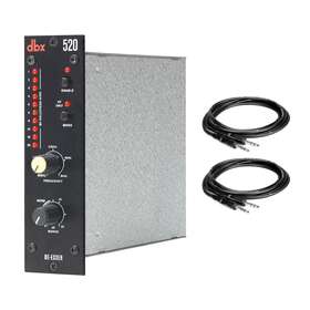 Cdbx011-2trs Dbx 520 500-series De-esser Bundle With 2 5-foot 1/4 Inch Trs Cables