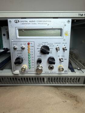Rcw320t Digital Audio Corp. Vtg Laboratory Signal Processor - Turns On