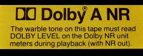 Labels-36 Dolby Inch A Noise Reduction Labels Analog Tape Box Stickers For Type Nr
