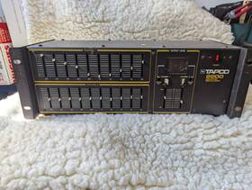 Tapco2202 Ev Tapco 2200 Graphic Equalizer - 2 Channel 10 Band Rack Mount Works