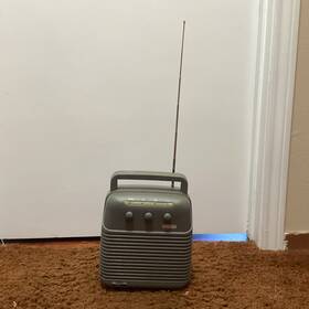 Fpa-1 Fleco Vintage Portable Wireless Amplifier - Pa Speaker Amp Old Microphone