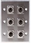 Wp3004 Gang Wall Pro Plate X6 Xlrm 3