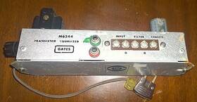 M6244 Gates Transistor Equalized Preamp-cbs Engineering Department-radio Station