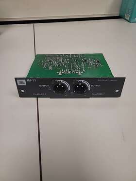 Im-11 Jbl Vintage - Professional Series Audio Sub-bass Crossover Pro Rack
