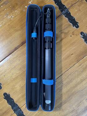 Keg88cc K-tek 791090331845 Avalon Graphite Boompole Traveler With Orca Hardcase