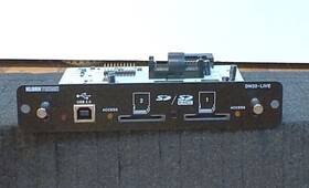 Dn32-live Klark Teknik Dn32-wsg - Sd/sdhc And Usb 2.0 Expansion Module Used