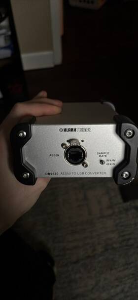 Kt-dn9630 Klark Teknik Aes50 To Usb 2.0 Converter