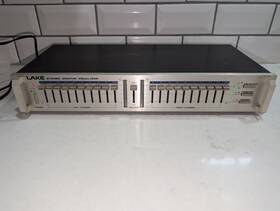 He-2000 Lake Stereo Graphic Equalizer Vintage Rare 10 Band Read