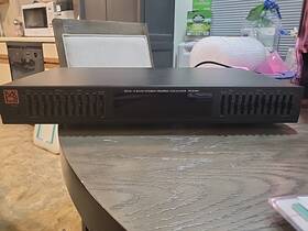 Deq500 Mr Dj 19 Inch Rack Mount Pro Dual 10 Band Stereo Graphic Equalizer Eq