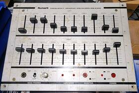 Eq-2300 Numark Dual Channel Graphic Equalizer Rack Unit Tested Works