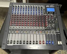 16fx Peavey 16 Channel Mixer With Effects Power Cord- Read