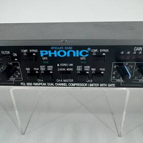 20240829 Phonic F.5 B Df.03 Pcl 3200 Pro Audio Studio Dual Channel Compressor Limiter Gate Rack Mount