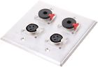 Wp2040 Pro X2 2 Wall Trsf Xlrf Plate Gang