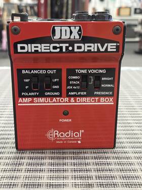 2603261302 Radial Very Good Jdx Direct-drive Guitar Amp Simulator/di Effects Pedal