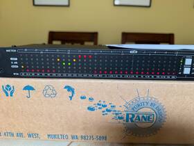 Rane 687499126963 Ra 30 Real Time Analyzer - Complete With Measurement Mic And Psu