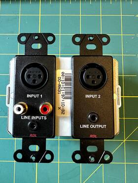 Dd-rn31 Rdl Dante Audio Interface Mic/line Inputs And Line Output Untested