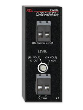 Tx70a-rst-01 Rdl 100/70/25 Volt To Unbalanced Line-level Converter