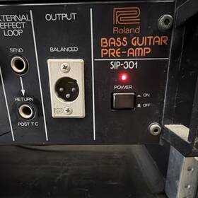 Sip-301 Roland Rack Bass Guitar Pre-amp Compression Tone Shaping 2-ch