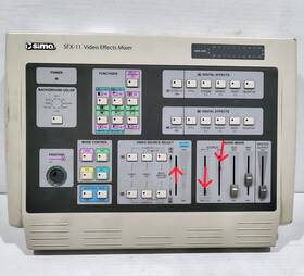 Sfx-11 Sima Consumer-level Analog-to-digital Video Effects Mixer No Power Read