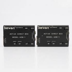 48309 Stewart Electronics Adb-1 2 Active Direct Injection Di Boxes #48309