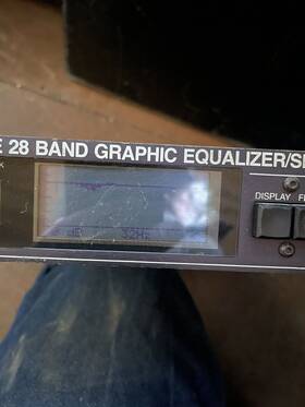 1128x Tc Electronic 28 Band Graphic Equalizer/spectrum Analyzer Read Discript