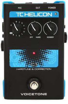 000-ddy02-00010 Tc-helicon Voicetone C1 Hardtune And Pitch Correction Pedal