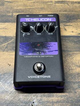 Tc-helicon 033653081085 Voicetone X1 Effects Pedal Megaphone And Distortion Tested Working