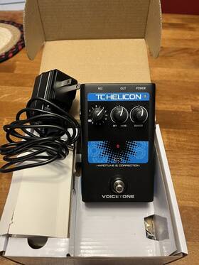 Tc-helicon 033653081092 Voicetone C1 Compact Effecter Vocal Effects Pedal Voice Tone Tested