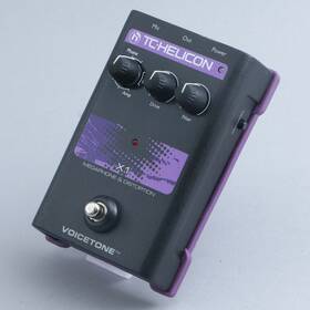 P-26209 Tc-helicon 653341326430 Voicetone X1 Megaphone And Distortion Vocal Effects Pedal