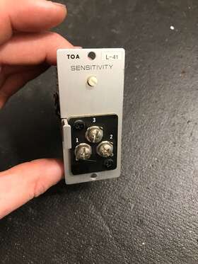 L-41s Toa L-41 Line Transformer Input Module