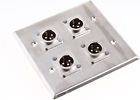 Wp2012 Wall 2 Gang Pro X4 Xlrm Plate