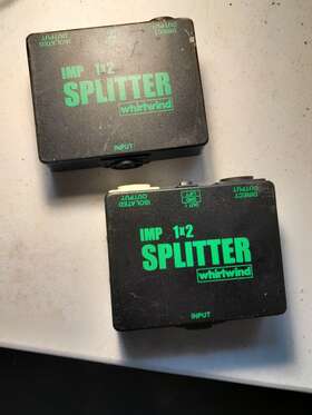 23656789 Whirlwind Stereo Pair Of Imp Line Balancer Splitter Used But Excellent Condition