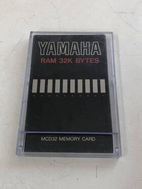 Mcd32 Yamaha Memory Card 32k Bytes In Excellent Condition With Plastic Case Mcd32 Yamaha Memory Card 32k Bytes In Excellent Condition With Plastic Case