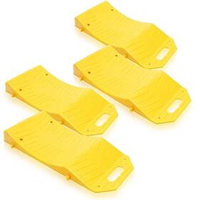 Zonetech 850003941721 Zone Tech Tire Saver Ramps - Yellow