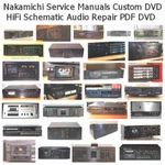 Nakamichi Service Manuals Cassette Decks Schematics Hifi Audio Computer Dvd !. Fixed Price $15.97.