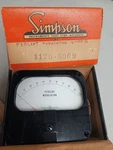 Nos Simpson Instruments Modulation Percent 0-100 % 1120-0009 Orig Box Hrdwar. Fixed Price $38.00.