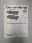 Technics SH-8026/8027 Stereo Graphic Equalizer Service Manual D-5075. Fixed Price $64.95.