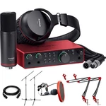 Focusrite Scarlett 2I2 Studio 4TH Gen Audio Interface With Accessories Bundle. Fixed Price $379.99.