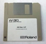 Roland W-30 Operating System Disk Version 1.07. Fixed Price $8.75.