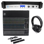 Crown CDI4000 2-CH 1200W Amplifier+mackie Analog Mixer+audio Technica Headphones. Fixed Price $2447.90.